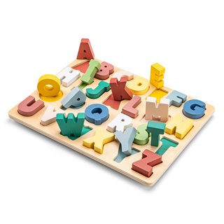 Houten alfabet puzzel - Letters A t/m Z